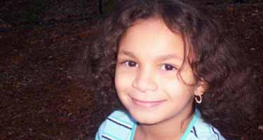 little girl outside