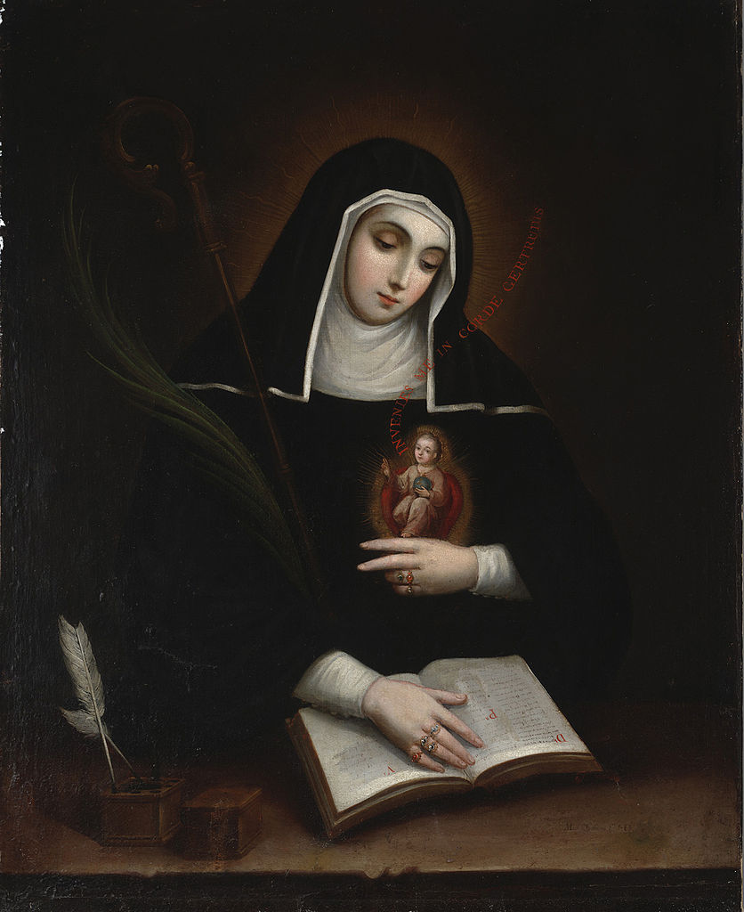 Saint Gertrude & The Golden Hail Mary